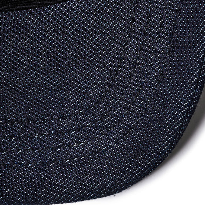 303 BASEBALL CAP WITH "D" - INDIGO/APPLIQUE