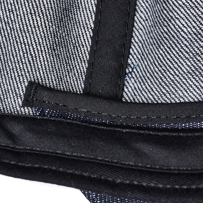 303 BASEBALL CAP WITH "D" - INDIGO/APPLIQUE