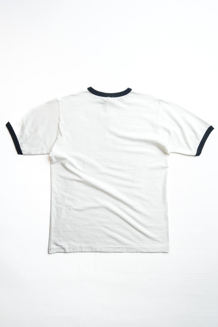 34006-02 RINGER TEE "DOGGIE STYLE" - OFF WHITE X BLACK