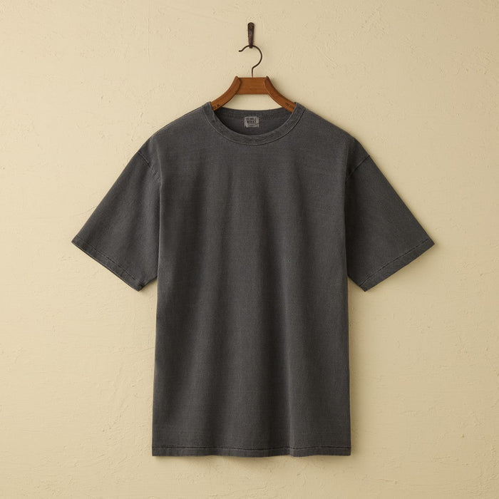 35001PD FALLEN COTTON MID WEIGHT S/S TEE PIGMENTDYE - PD.SUMIKURO