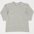 4049 3/4 SLEEVE FREEDOM T-SHIRT - HEATHER GRAY