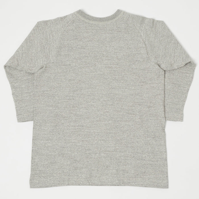 4049 3/4 SLEEVE FREEDOM T-SHIRT - HEATHER GRAY