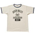 4059 RINGER TEE DEATH VALLEY - CREAM/NAVY