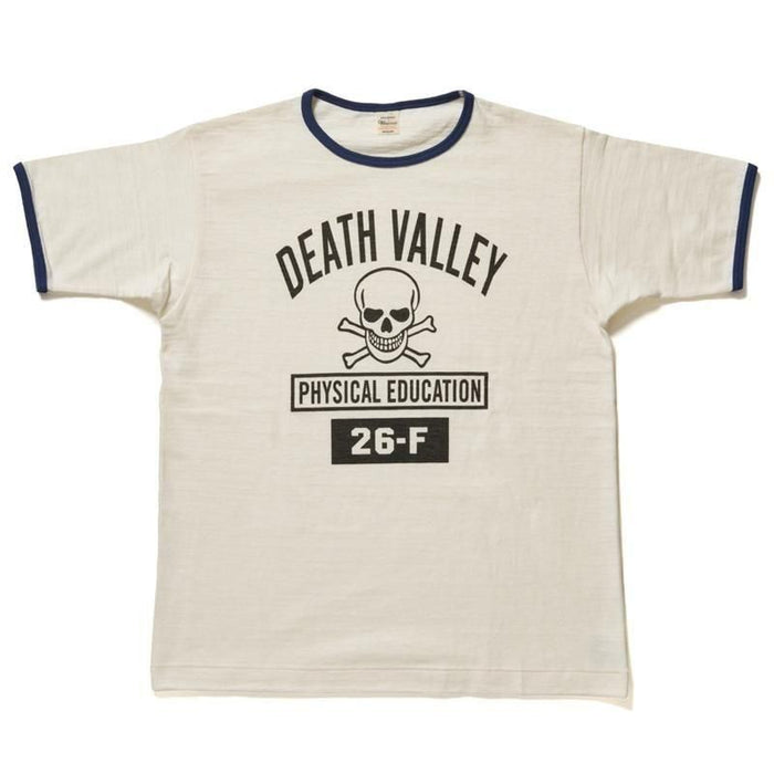 4059 RINGER TEE DEATH VALLEY - CREAM/NAVY