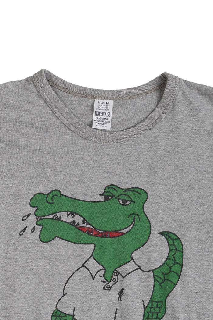 4064 CROCODILE - HEATHER GRAY
