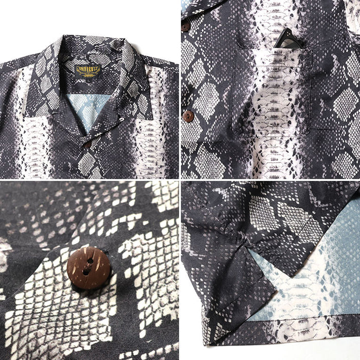 41239 DRY ALOHA SHIRT (ANIMAL) - PYTHON