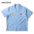 41327 CHAMBRAY SOUVENIR SHIRT (VIETNAM) - INDIGO BLEACH