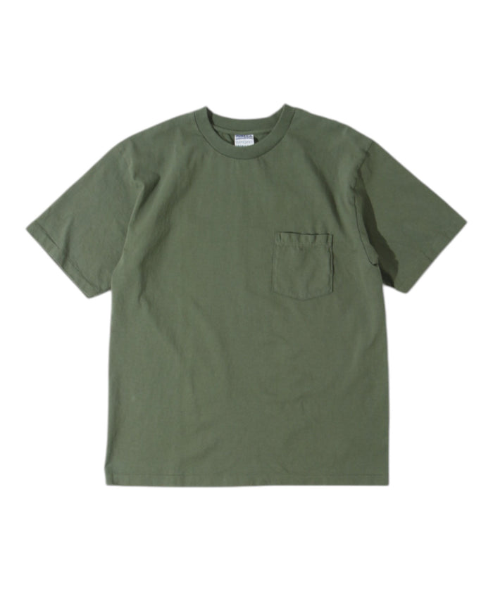 6oz TUBE POCKET TEE S/S - OLD GREEN