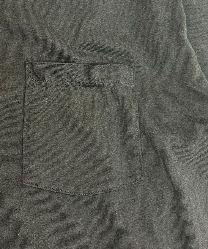 6oz TUBE POCKET TEE S/S - USED BLACK