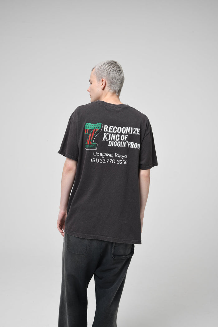 7 VINYL TEE AGED - BLACK