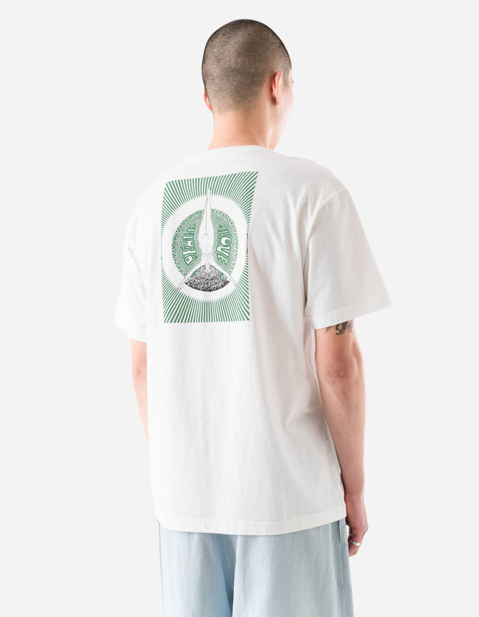 7261 PEACE & LOVE PRESS TEE S/S - WHITE