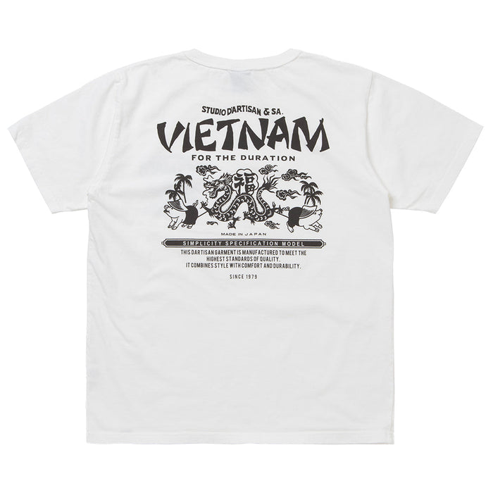 8197 VIETNAM WAR T-SHIRT  - WHITE