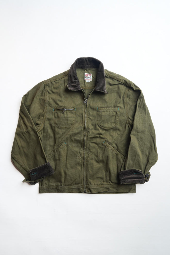 BARN JACKET - Olive Canvas