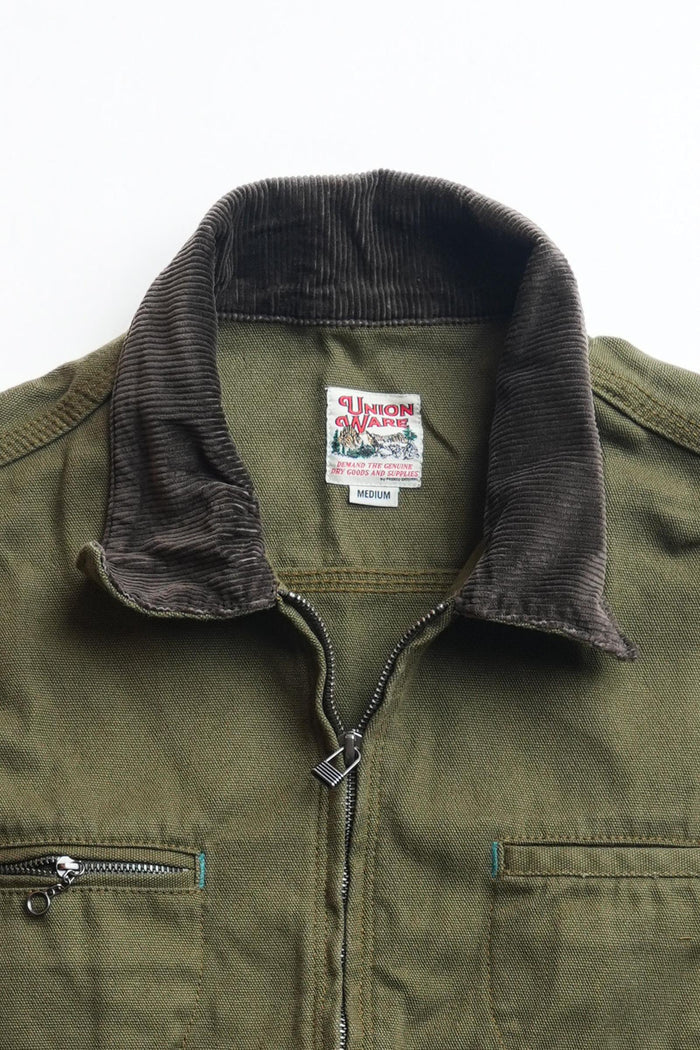 BARN JACKET - Olive Canvas