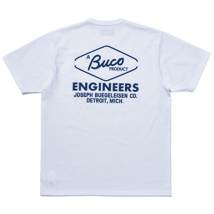 BC26001 BUCO TEE / BUCO ENGINEERS - WHITE