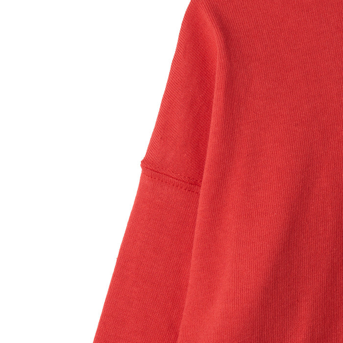 BR-25403 BOXY L/S PRINT T-SHIRT (MOTORCYCLELADY) - RED