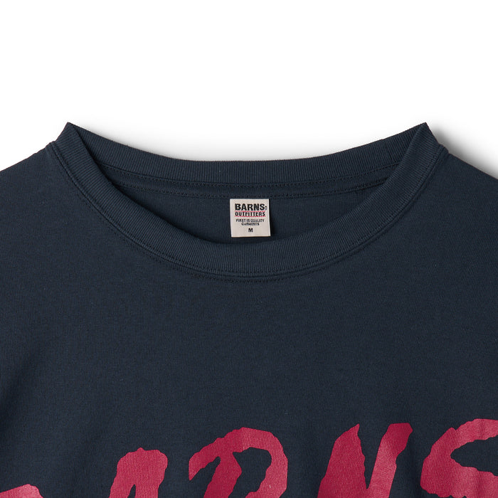 BR-25404 BOXY L/S PRINT T-SHIRT (BARNS) - CHARCOAL