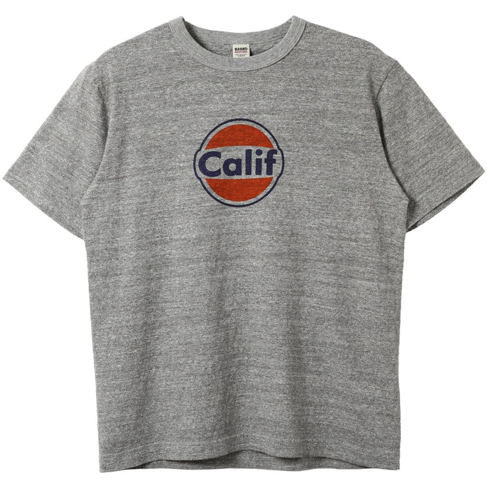 BR-26001 "TSURIAMI" CREW NECK S/S PRINT T-SHIRT (CALIF) - GRAY