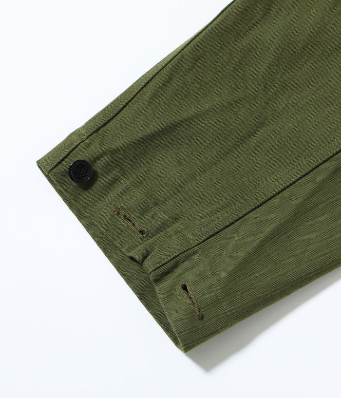 BR15887 JACKETS, HERRINGBONE TWILL SPECIAL - OLIVE