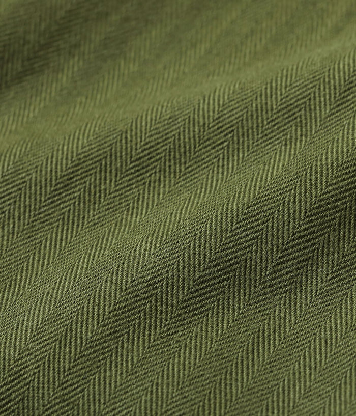 BR15887 JACKETS, HERRINGBONE TWILL SPECIAL - OLIVE