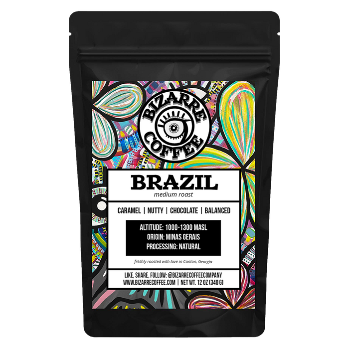 Brazil Medium Roast Coffee Bizarre Coffee.
