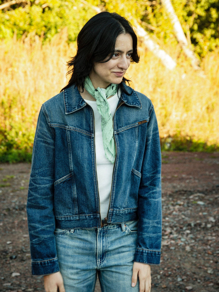 Britta Jacket - Orange Painter