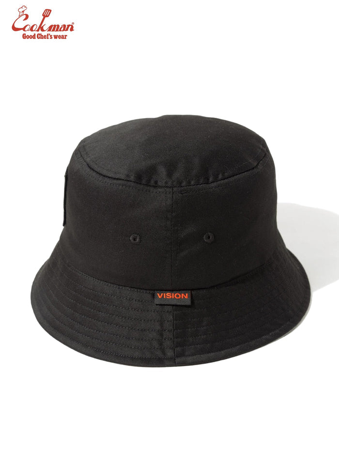 BUCKET HAT VISION LOGO - BLACK