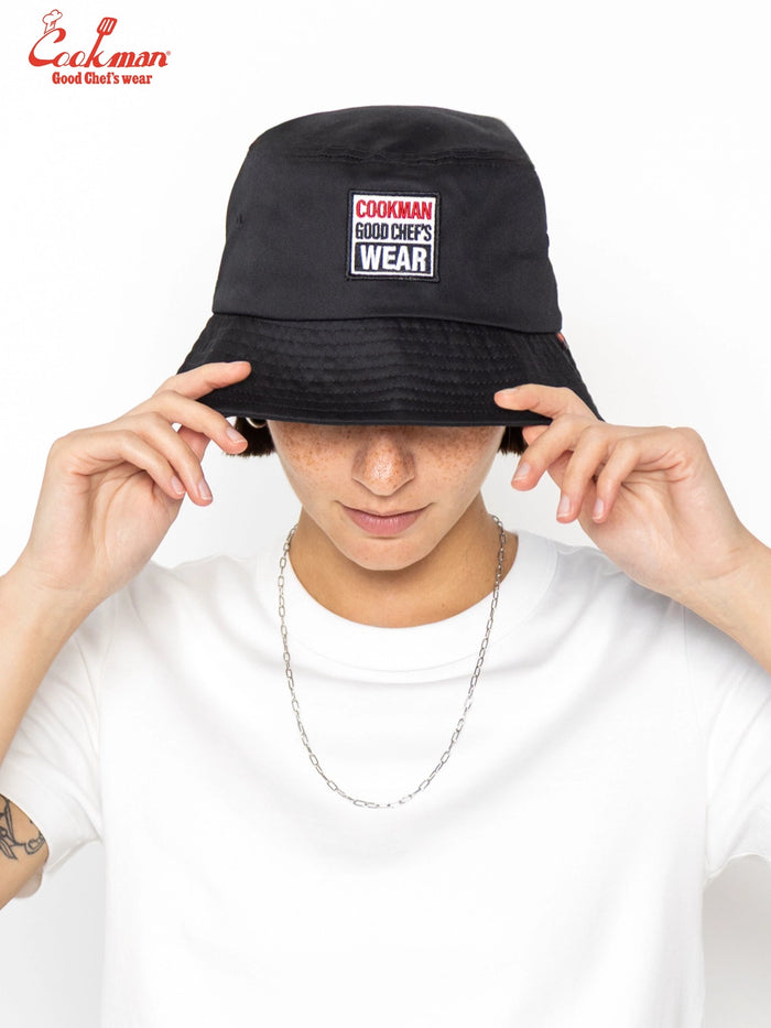 BUCKET HAT VISION LOGO - BLACK