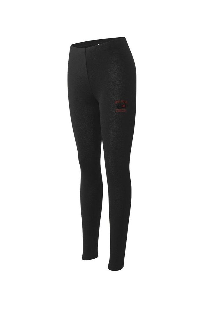 Bulldogs Cheer Bella and Canvas Womens Leggings
