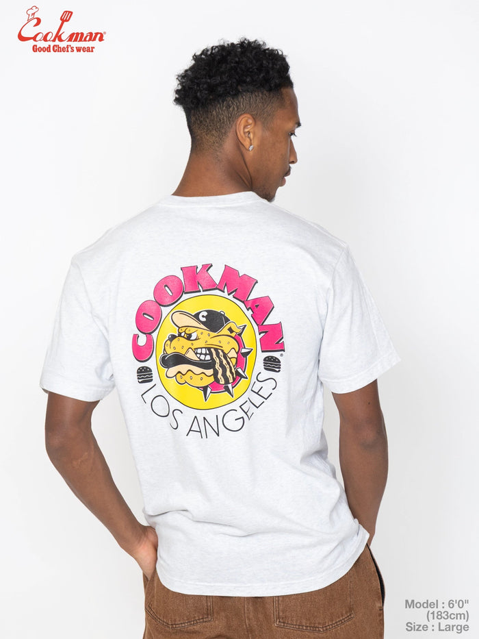 BURGER DOG TEE S/S - OFF WHITE