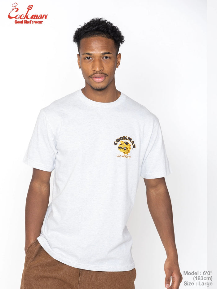 BURGER DOG TEE S/S - OFF WHITE