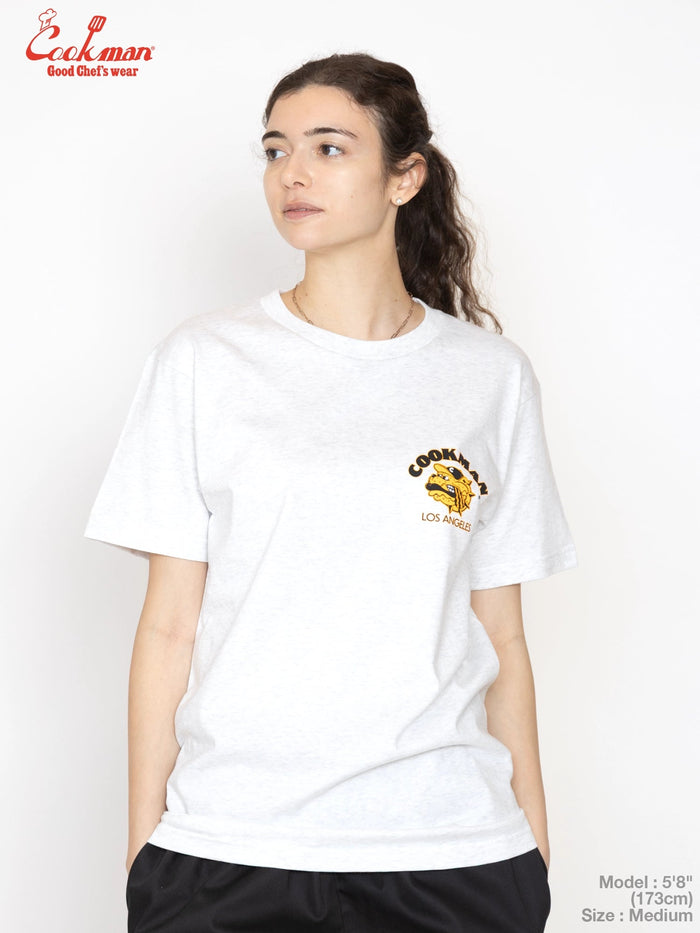 BURGER DOG TEE S/S - OFF WHITE