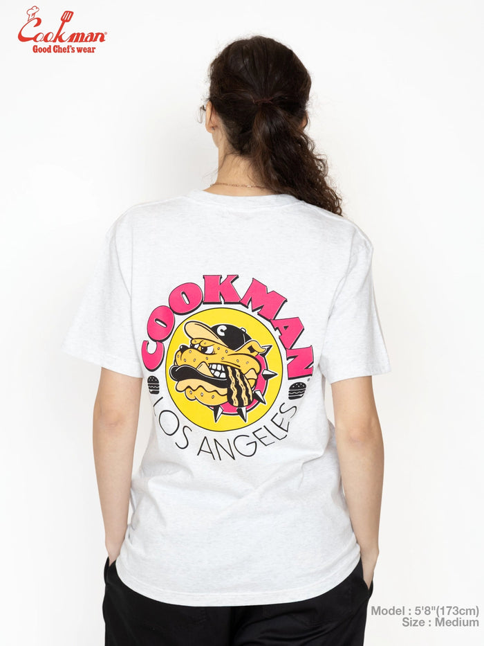 BURGER DOG TEE S/S - OFF WHITE