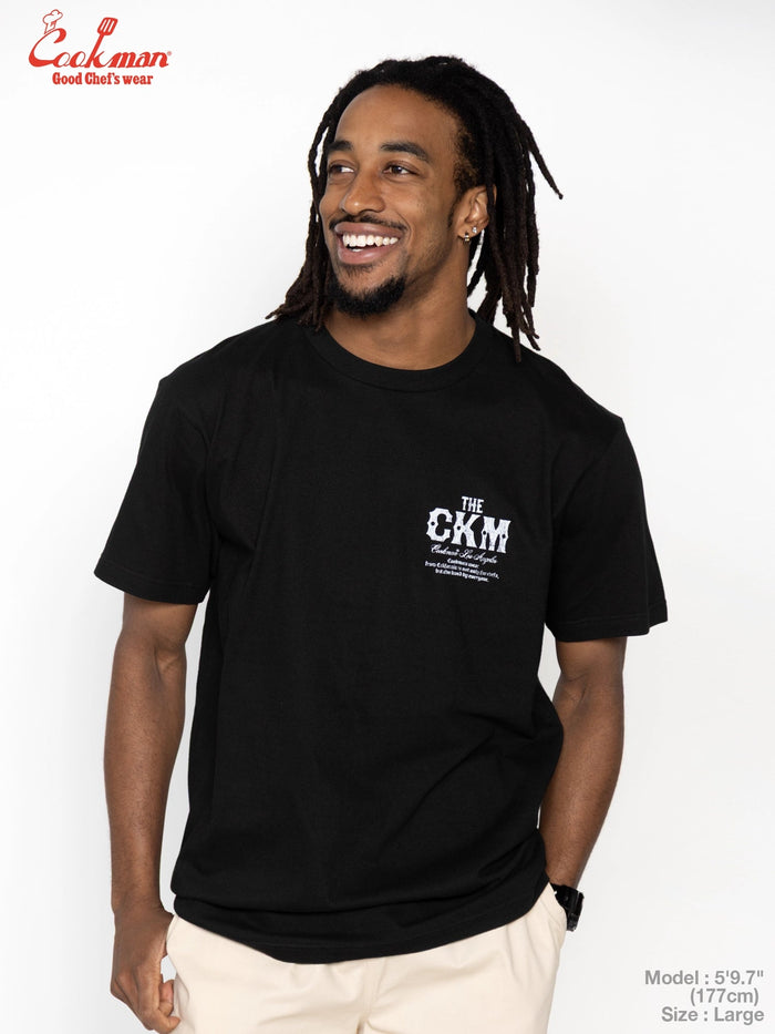 CKM TEE S/S - BLACK