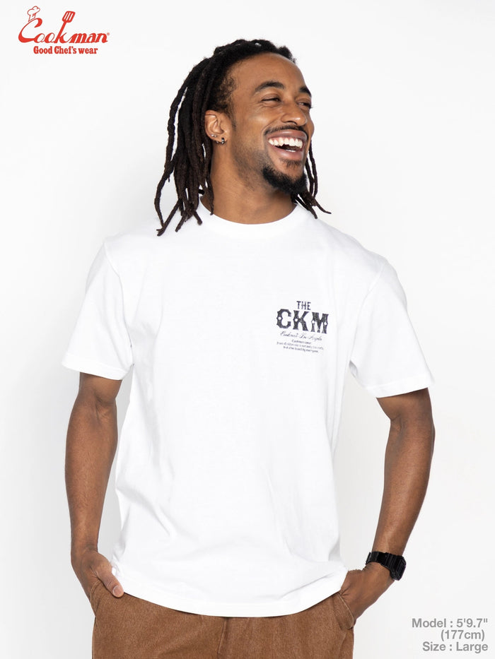 CKM TEE S/S - WHITE