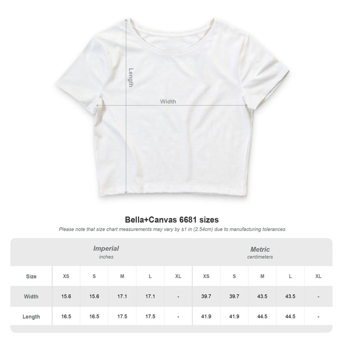 Eastern Crop Tee — Women's Casual College-Style Graphic Top
