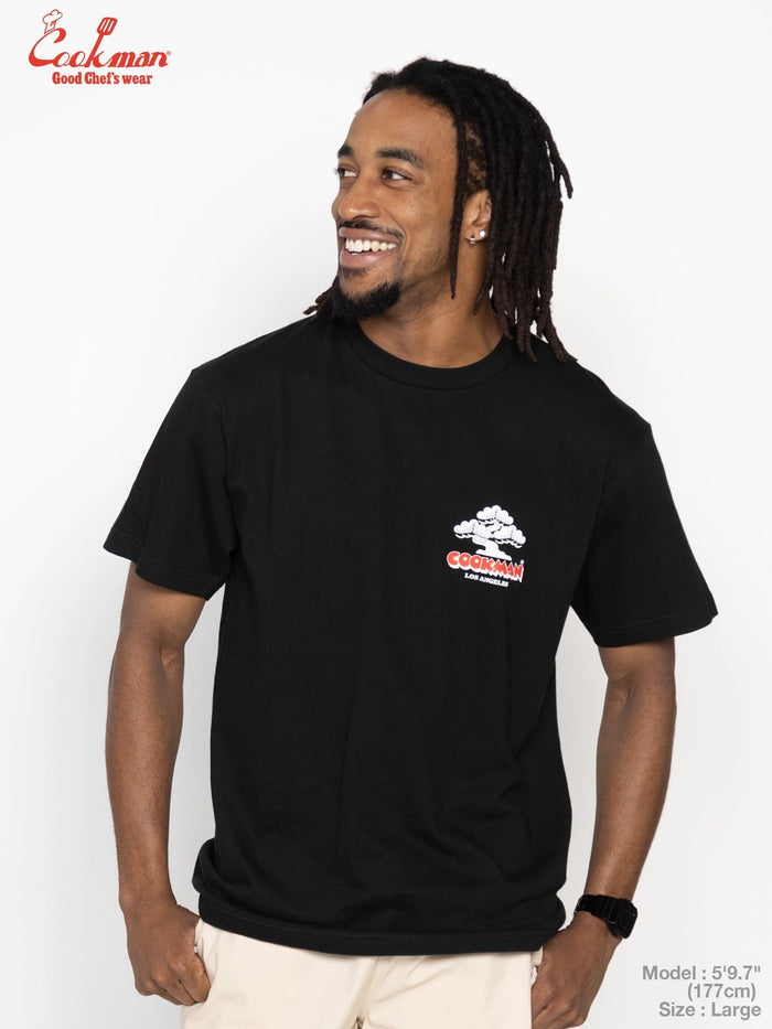 GINZA TEE S/S - BLACK