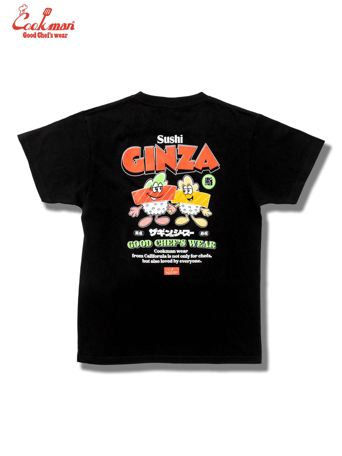 GINZA TEE S/S - BLACK