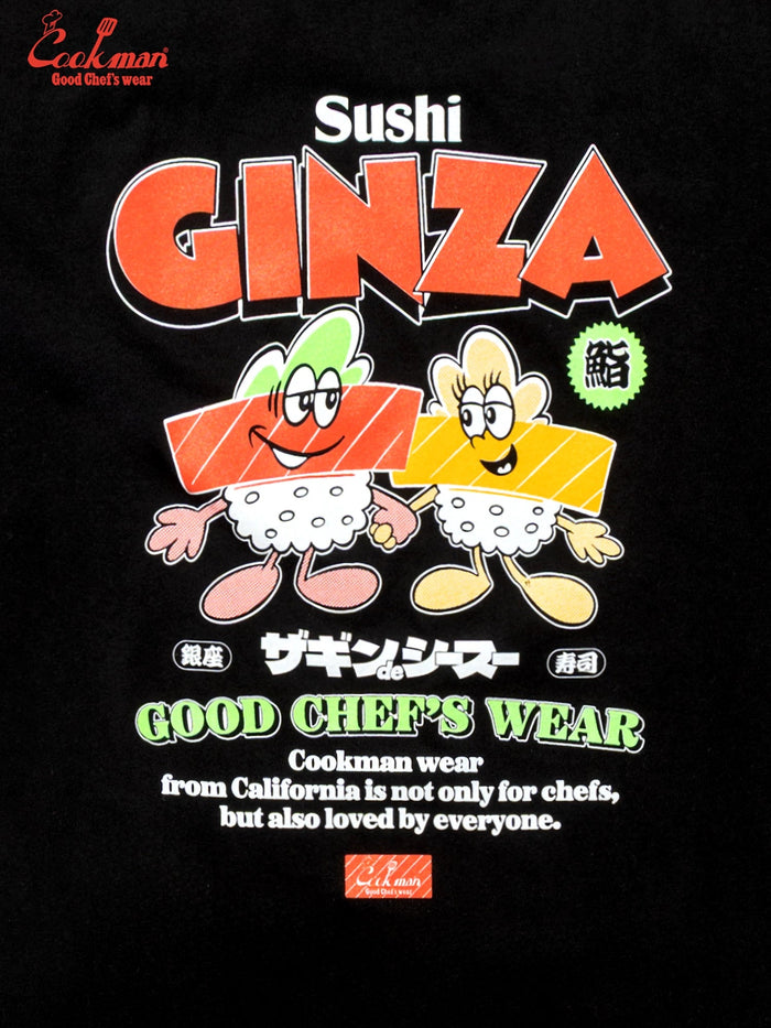 GINZA TEE S/S - BLACK
