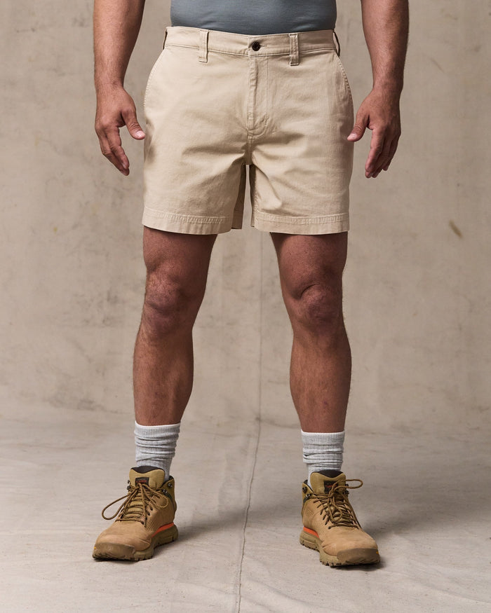GRANITE MOUNTAIN 6" SHORTS - BUCK TAN