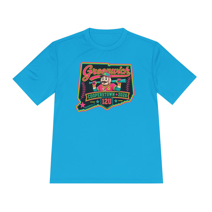 Greenwich Cooperstown Drippy Performance ADULT SIZE Moisture-Wicking Shirt