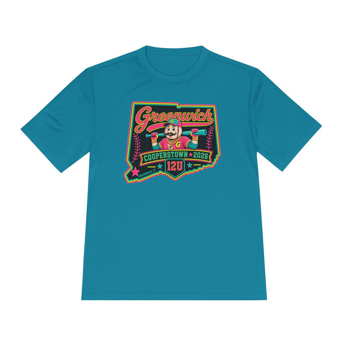 Greenwich Cooperstown Drippy Performance ADULT SIZE Moisture-Wicking Shirt