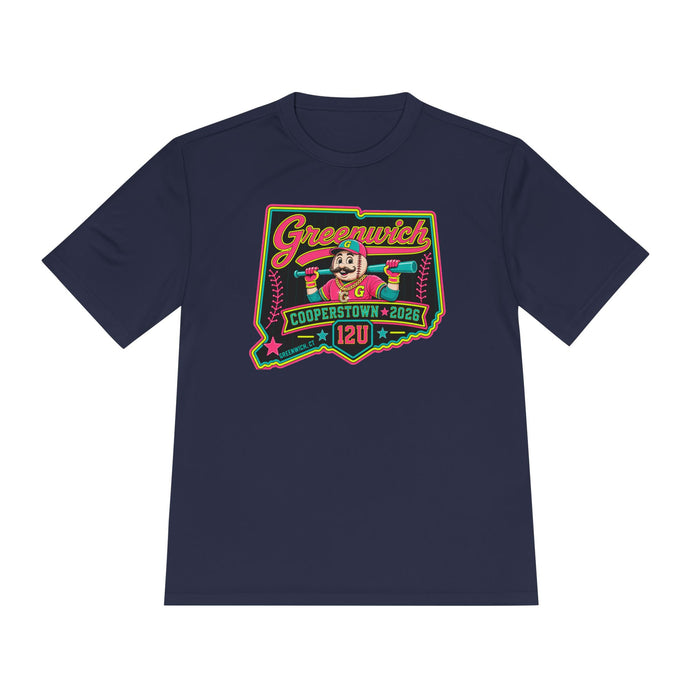 Greenwich Cooperstown Drippy Performance ADULT SIZE Moisture-Wicking Shirt