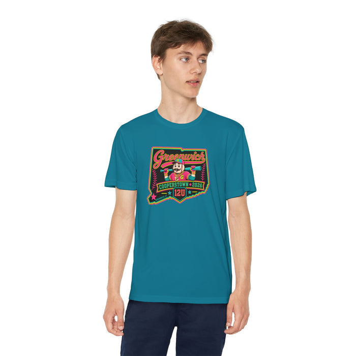 Greenwich Cooperstown Drippy Pin Performance Youth Competitor Tee