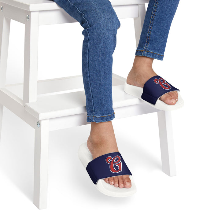 Greenwich Cooperstown G Youth Slide Sandals with Removable Strap