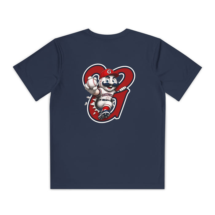 Greenwich Cooperstown Original Pin Performance Youth Competitor Tee