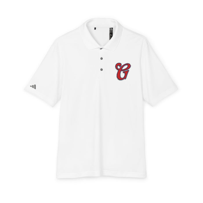 Greenwich G Performance Polo with Script 'G' Chest Logo — Men's Golf & Casual Athletic Shirt