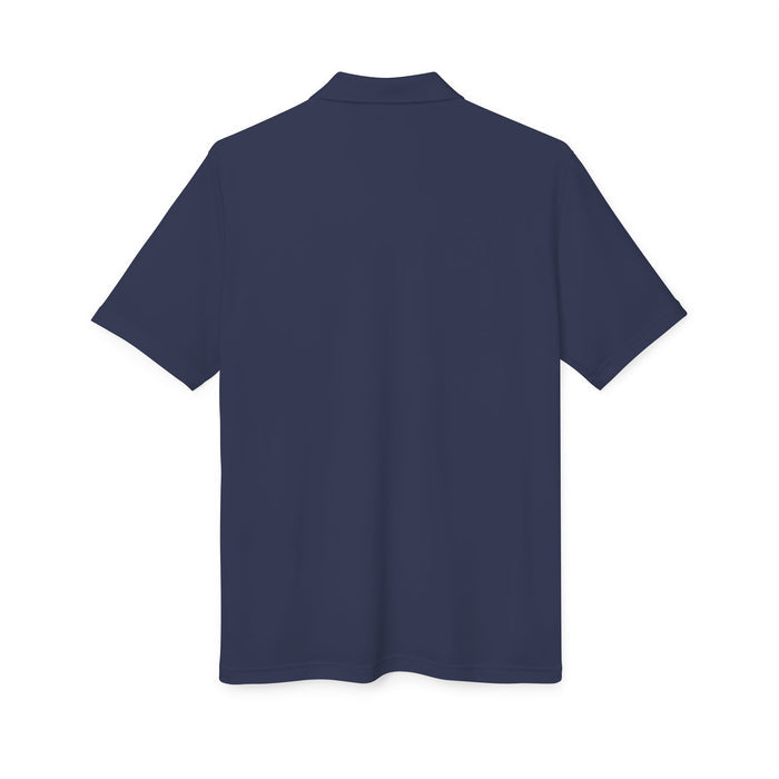 Greenwich G Performance Polo with Script 'G' Chest Logo — Men's Golf & Casual Athletic Shirt