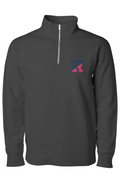 KF Hot Pink Midweight Quarter Zip Pullover
