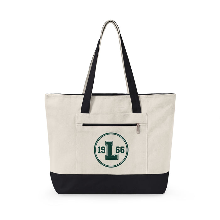 Leffell Zippered Canvas Tote
